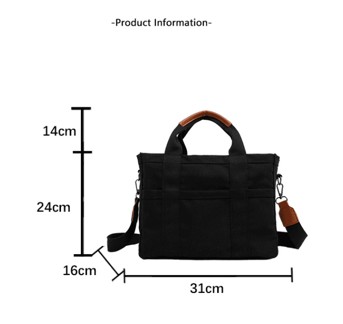 Coffee Stylish Multi-Functional Mommy Diaper Bag - Durable Canvas Tote - V888-Elosung33151 V888 ELOSUNG33151 202506041906 01