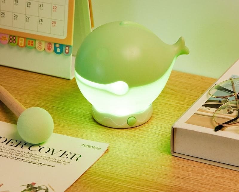 Portable rechargeable tapping control night light- 3-Level Dimmable Bedside Lamp(green) - V888-Elosung35207 V888 ELOSUNG35207 202506241105 00