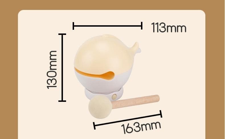 Portable rechargeable tapping control night light- 3-Level Dimmable Bedside Lamp(apricot) - V888-Elosung35208 V888 ELOSUNG35208 202506241106 04