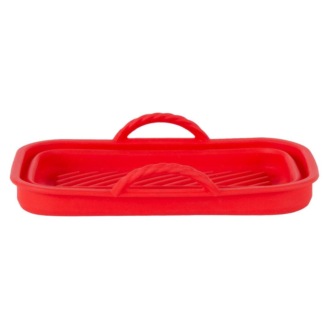 Collapsible Silicone Air Fryer Oven Microwave Liner Rectangle - V915-KU0283 V915 KU0283 203670 04
