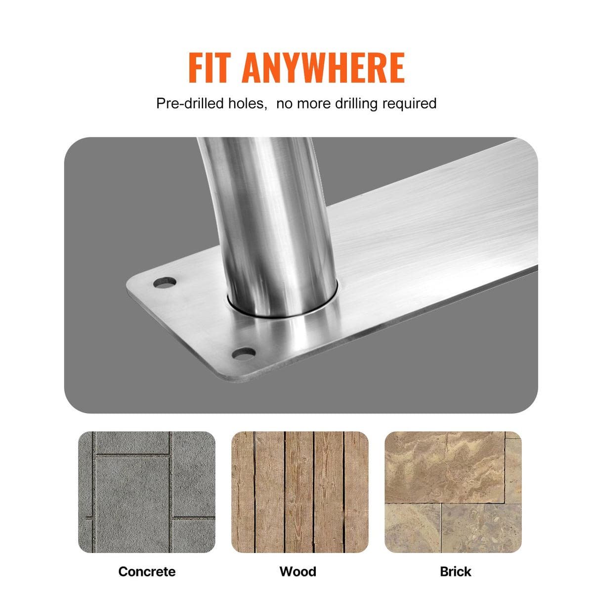Pool Handrail 39 x 32 inch Stainless Steel with Base Plate for Spas - V952-BXGYCFSDDB39WBGVHV0 V952 BXGYCFSDDB39WBGVHV0 202507141340 05