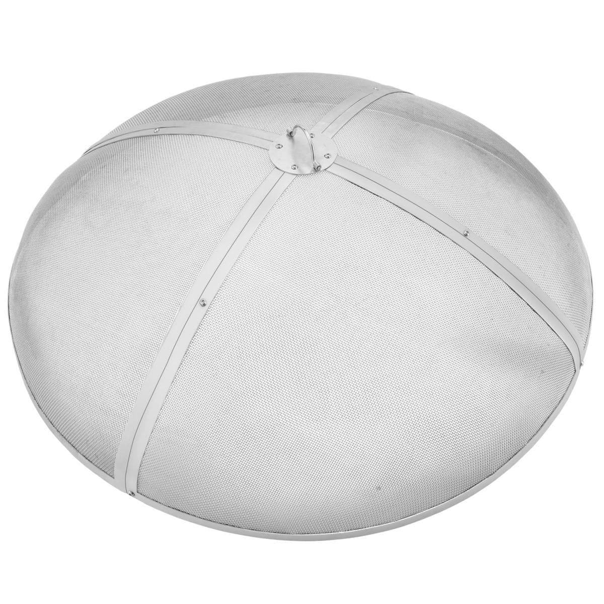 Fire Pit Spark Screen Round 40", Reinforced Heavy Duty Steel Metal Cover, Outdoor Firepit Lid, Easy-Opening Top Screen Covers Round with Ring Handle for Outdoor Patio Fire Pits Backyard - V952-HKWZ201BXGYXUJKVMV0 V952 HKWZ201BXGYXUJKVMV0 202507141527 09