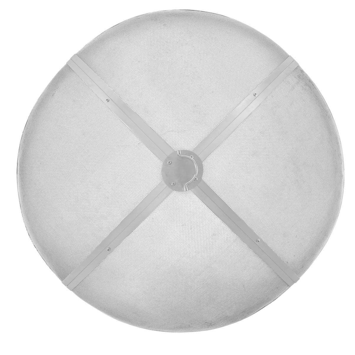 Fire Pit Spark Screen Round 40", Reinforced Heavy Duty Steel Metal Cover, Outdoor Firepit Lid, Easy-Opening Top Screen Covers Round with Ring Handle for Outdoor Patio Fire Pits Backyard - V952-HKWZ201BXGYXUJKVMV0 V952 HKWZ201BXGYXUJKVMV0 202507141527 10