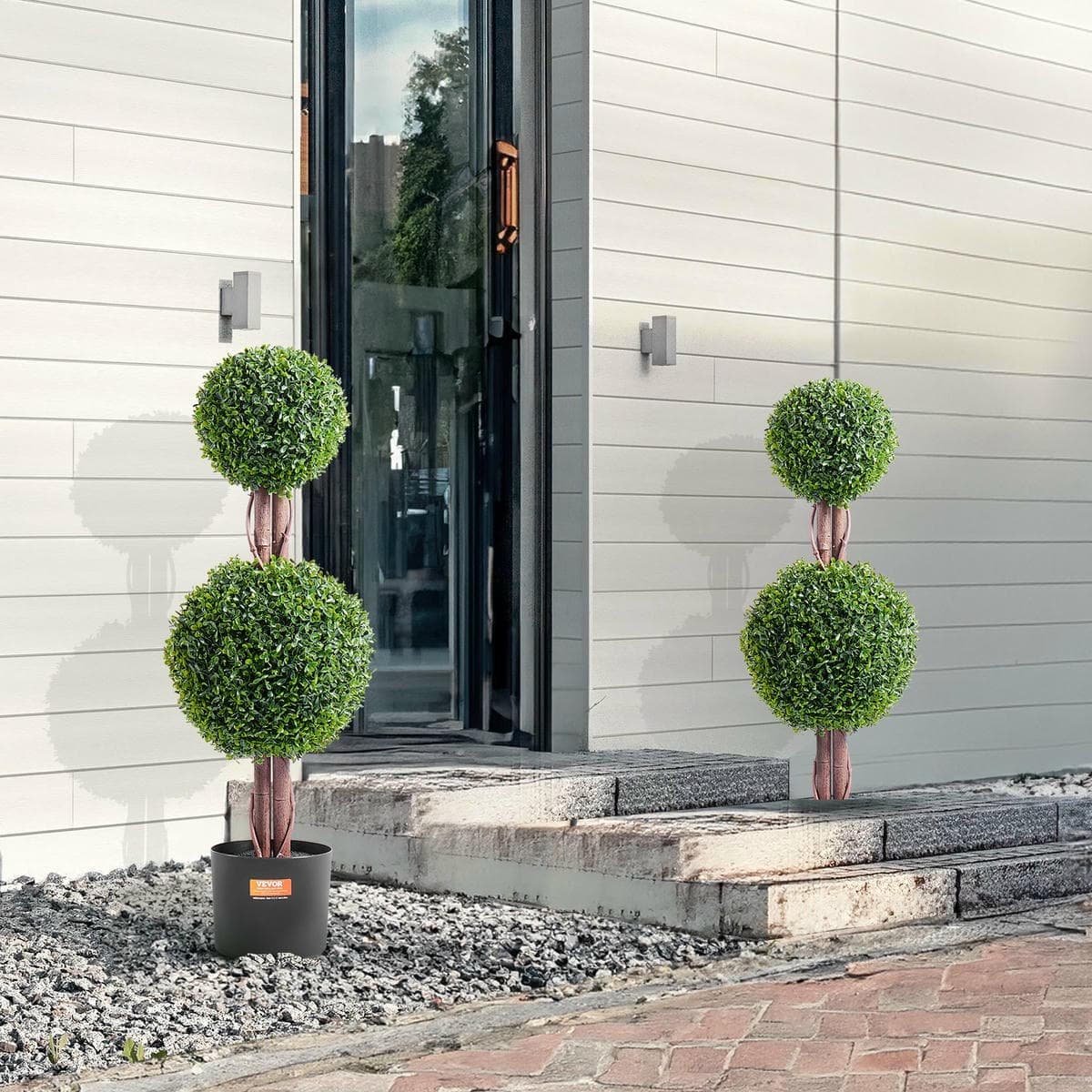 2 Pack 91.4cm Artificial Boxwood Topiary Tree Faux Plant UV Decor In/Outdoor - V952-HYMRGXJS48YCKHMZUV0 V952 HYMRGXJS48YCKHMZUV0 202507141723 07