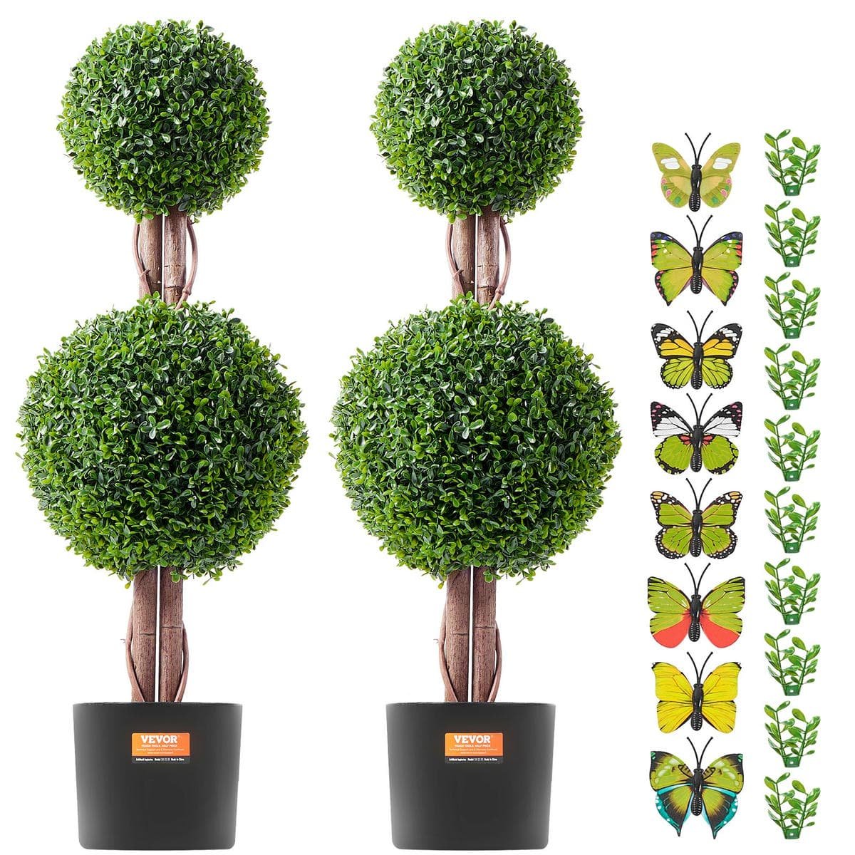 2 Pack 91.4cm Artificial Boxwood Topiary Tree Faux Plant UV Decor In/Outdoor - V952-HYMRGXJS48YCKHMZUV0 V952 HYMRGXJS48YCKHMZUV0 202507141723 08
