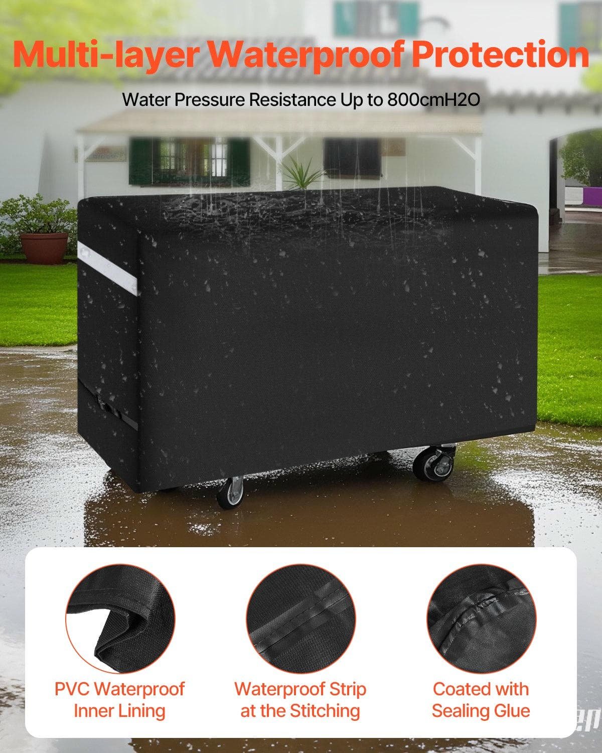 66 inch Grill Cover Heavy Duty BBQ Gas Grill Cover Outdoor Waterproof - V952-PJPDSKLZZPDS45DSGV0 V952 PJPDSKLZZPDS45DSGV0 202508012353 02