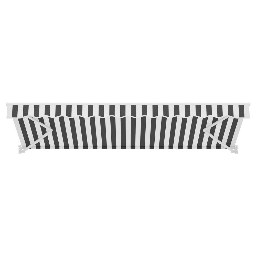 Instahut Retractable Folding Arm Awning Motorised Sunshade 5Mx3M Grey White - AWN-B-ARM-REMOTE-50X30-GRWH Instahut Retractable Folding Arm Awning Motorised Sunshade 5Mx3M Grey White - Image 3