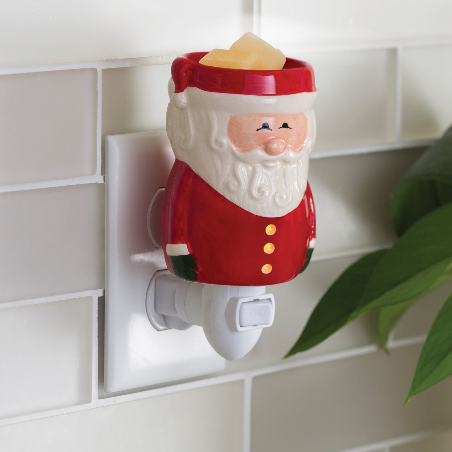 Santa Claus Pluggable Warmer - V1049-PISAN Santa Claus Pluggable Warmer