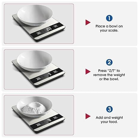10kg/1g Precision Kitchen Scale: Ultra-Thin, Multi-Unit, Stainless Steel for Aussie Home Cooks - V1107-KITCHEN SCALE1 10kg/1g Precision Kitchen Scale: Ultra-Thin, Multi-Unit, Stainless Steel for Aussie Home Cooks - Image 6