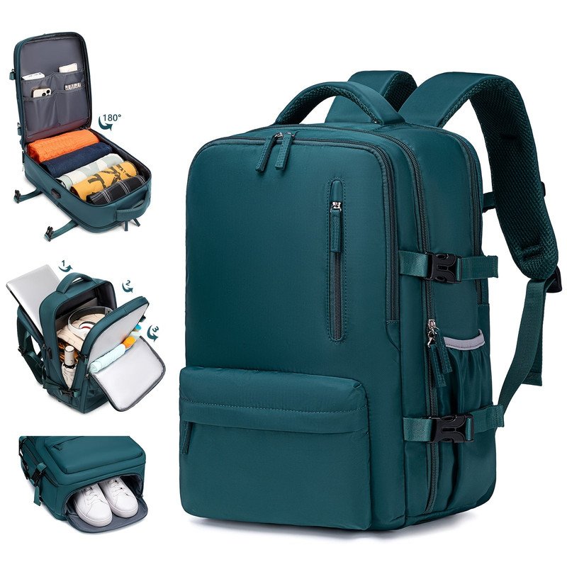 Large Capacity Travel Backpack with USB Charging - V1142-TM601099587956480 Large Capacity Travel Backpack with USB Charging - Image 2