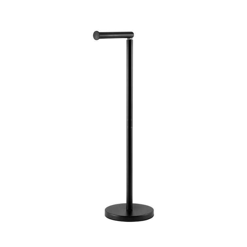Floor Standing Toilet Paper Holder-Black