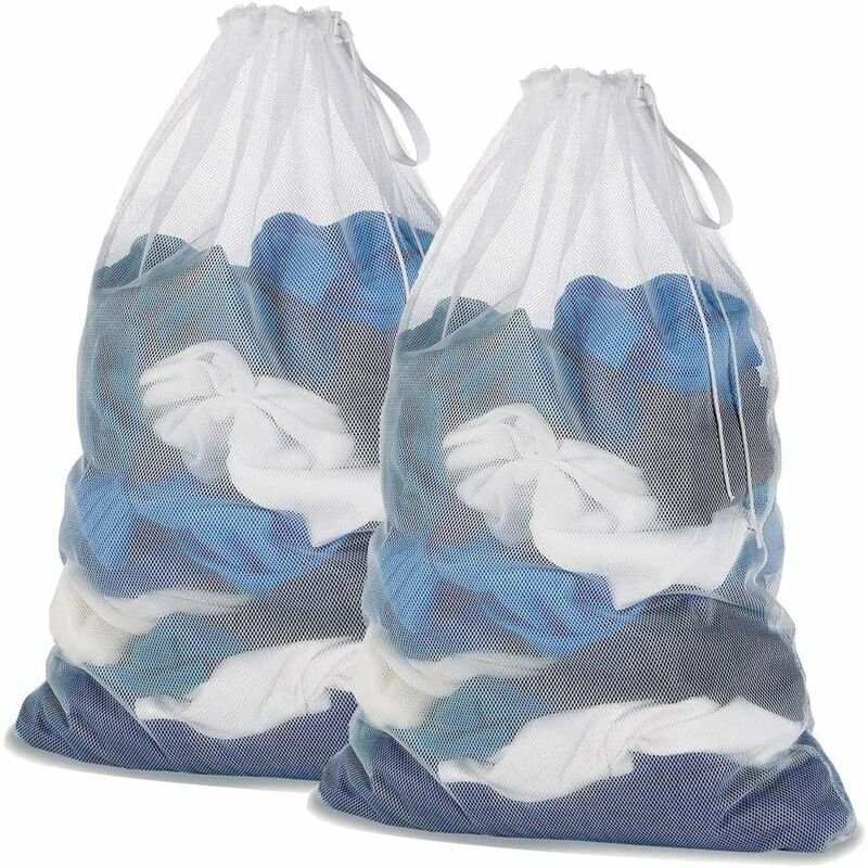 Laundry Bags, Laundry Net Laundry Bags To Protect Machine Washable Clothes - 2 pcs Set - White
