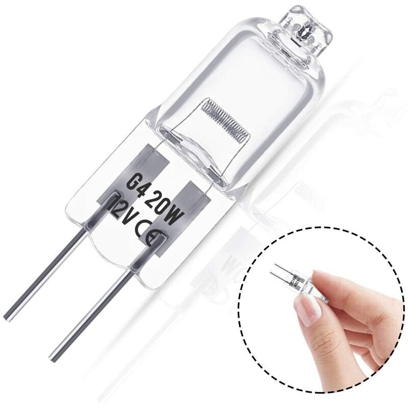 G4 Halogen Bulbs, 12V 20W Halogen Pin Base Lamp, Warm White 3000K, 350Lm, Dimmable, G4 Low Voltage Halogen Lamp, Clear - V1188-MS-227-1256 G4 Halogen Bulbs, 12V 20W Halogen Pin Base Lamp, Warm White 3000K, 350Lm, Dimmable, G4 Low Voltage Halogen Lamp, Clear - Image 2