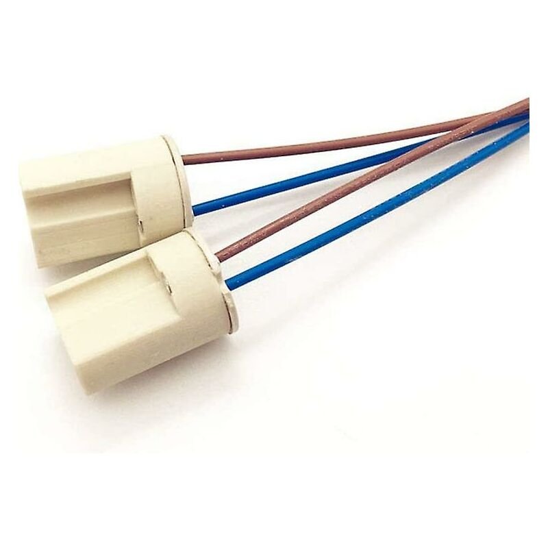 10 pcs G9 Ceramic Lamp Holder,Halogen Lamps Ceramic Connector Socket,G9 Lamp Holder 250V G9 Socket Ceramic Light Lamp - V1188-MS-227-1282 10 pcs G9 Ceramic Lamp Holder,Halogen Lamps Ceramic Connector Socket,G9 Lamp Holder 250V G9 Socket Ceramic Light Lamp - Image 4