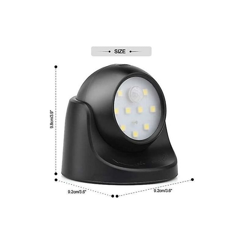 Outdoor Wall Light With Motion Sensor 1000 Lumen LED Outdoor Lighting Cordless Battery Powered Lighting 360 Degree - V1188-MS-227-1959 Outdoor Wall Light With Motion Sensor 1000 Lumen LED Outdoor Lighting Cordless Battery Powered Lighting 360 Degree - Image 2