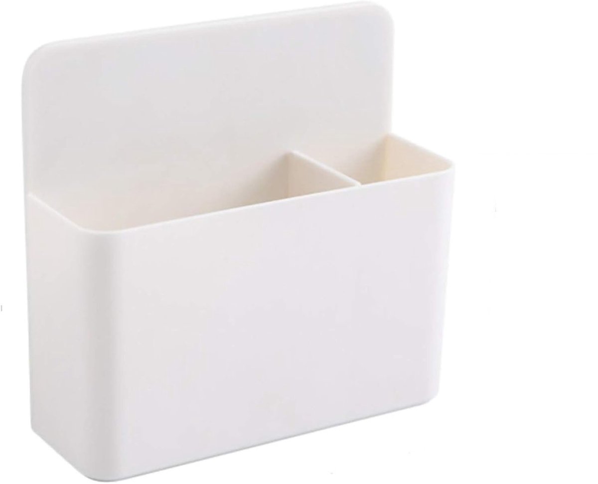 Pen holder - Pen holder - Magnetic whiteboard marker holder - Storage box - Storage box for cooler, school, home, office - Wit - V1188-MS-313-0819 Pen holder - Pen holder - Magnetic whiteboard marker holder - Storage box - Storage box for cooler, school, home, office - Wit