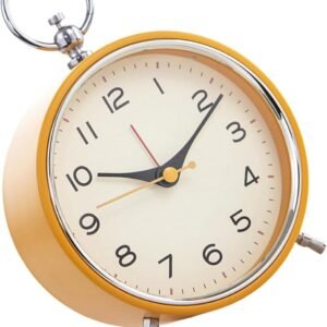 Wekker - digital alarm clock - children's alarm clock - alarm clocks - mechanical alarm clock - silent movement - with night light and snooze function - ideal for deep sleepers