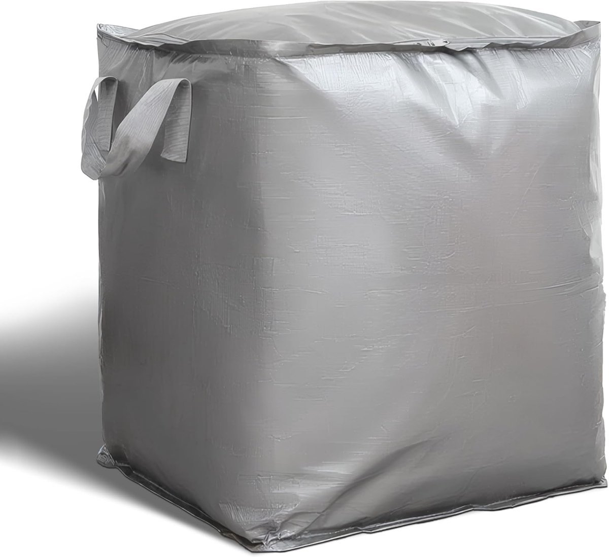 Collapsible Laundry Basket - Large Laundry Basket - Large Storage Bag - Large Carrying Bag - Travel Bag - Storage Bag, Moving Box, Clothes Storage Bag, Moving Bag - Silver - V1188-MS-313-1100 Collapsible Laundry Basket - Large Laundry Basket - Large Storage Bag - Large Carrying Bag - Travel Bag - Storage Bag, Moving Box, Clothes Storage Bag, Moving Bag - Silver