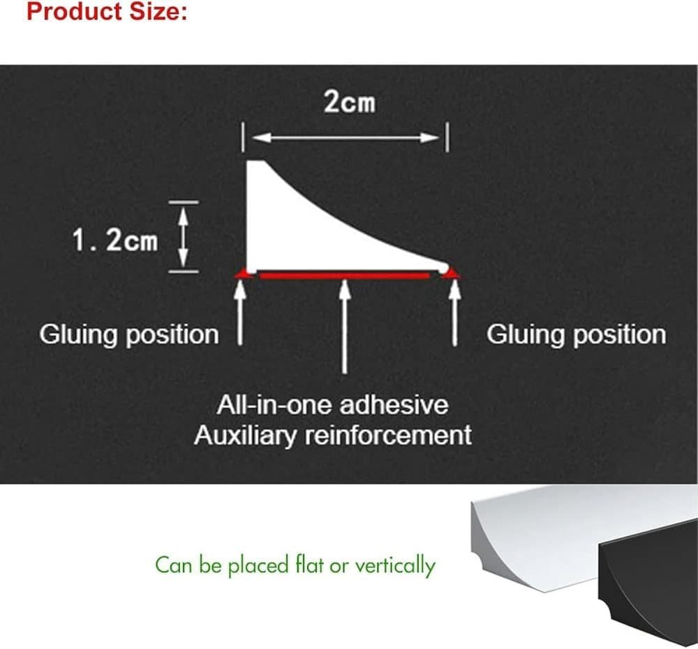 10 m Self-Adhesive Shower Strip Water Barrier with Self-Adhesive Strip, White - V1188-MS-325-0625 10 m Self-Adhesive Shower Strip Water Barrier with Self-Adhesive Strip, White - Image 8