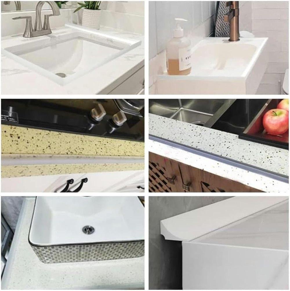 10 m Self-Adhesive Shower Strip Water Barrier with Self-Adhesive Strip, White - V1188-MS-325-0625 10 m Self-Adhesive Shower Strip Water Barrier with Self-Adhesive Strip, White - Image 9