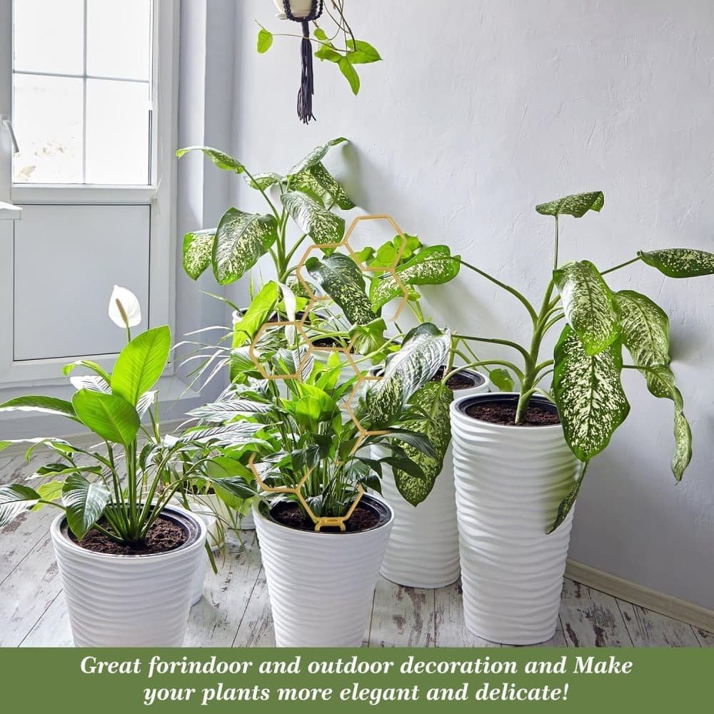 Climbing Plant Trellis 14 inch Metal Support for Vines Potted Plants and Flowers, Modern Design - V1188-MS-325-0897 Climbing Plant Trellis 14 inch Metal Support for Vines Potted Plants and Flowers, Modern Design - Image 5