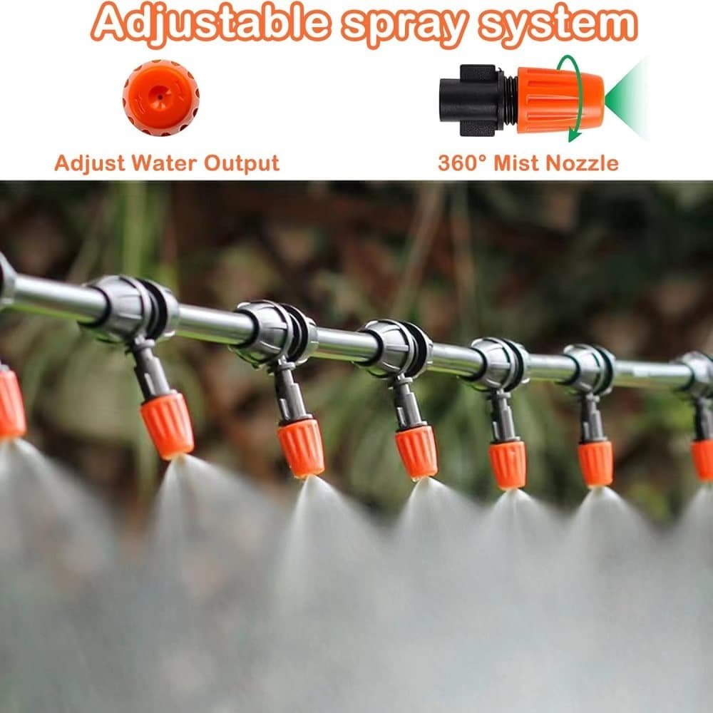 50m Automatic Drip Irrigation System for Garden Greenhouse, Lawn, Terrace, Compatible with Most Brands - V1188-MS-325-1268 50m Automatic Drip Irrigation System for Garden Greenhouse, Lawn, Terrace, Compatible with Most Brands - Image 4