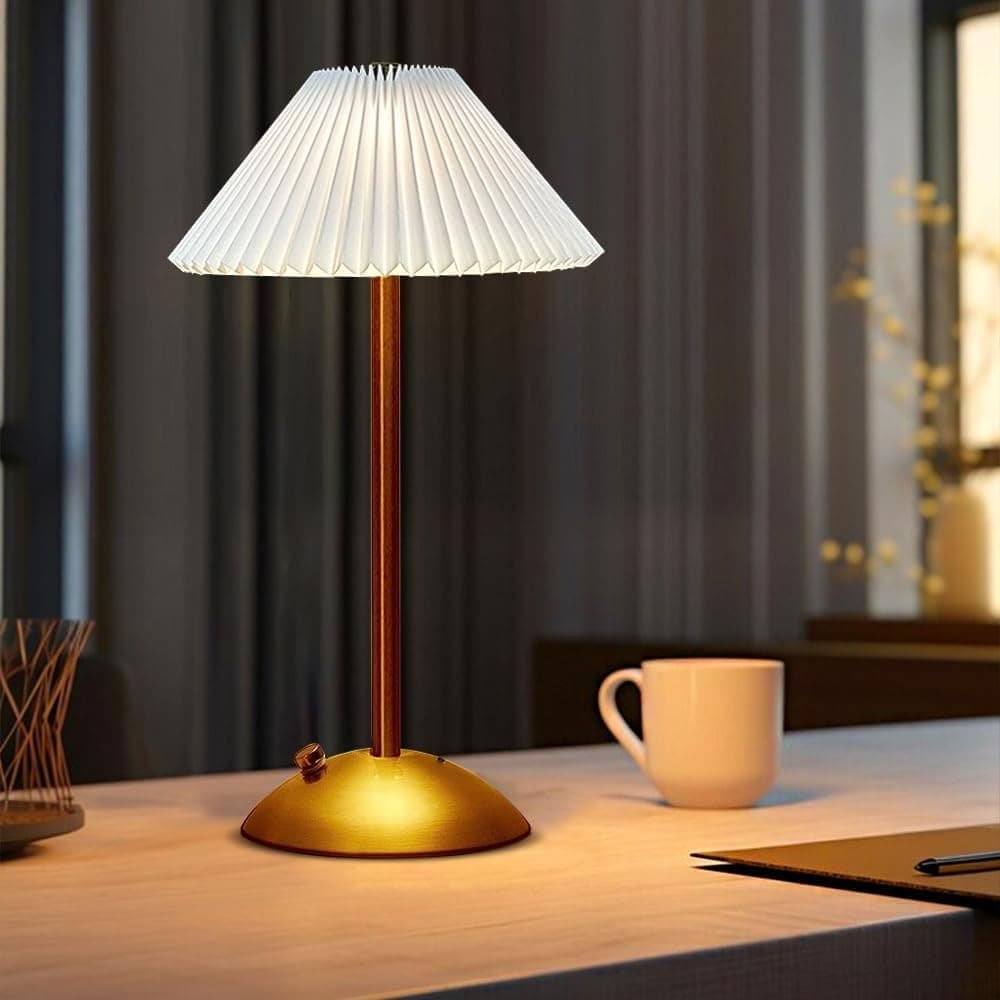 Portable LED Table Lamp with 3 Brightness Levels, USB Desk Lamp for Bedside Dining Table and Desk, White - V1188-MS-325-1658 Portable LED Table Lamp with 3 Brightness Levels, USB Desk Lamp for Bedside Dining Table and Desk, White - Image 4