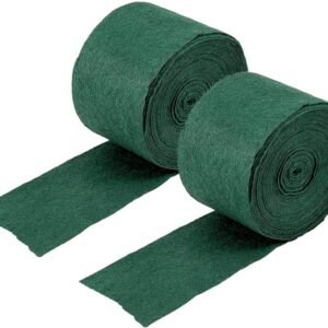 2 Piece Double Layer Tree Trunk Protectors Winter Proof Green, 12 x 2000 cm
