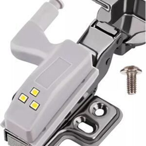 Cabinet Lighting | Refrigerator Lighting | Hinge Lighting | 3 LEDs | White Light | Light Sensor | Incl. Batteries | 1 Piece
