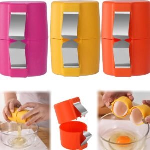 Eggshell Cutter - 3 Pieces - Egg Slicers - Stainless Steel - Eggshell Opener - Egg Beheader - Egg Topper - Egg Untopper - Egg Slicer - Egg Shell Splitters - Egg Topper - Egg Untopper - Egg Opener - Kitchen Utensils - No Dirty Hands - Raw and Cooked Eggs