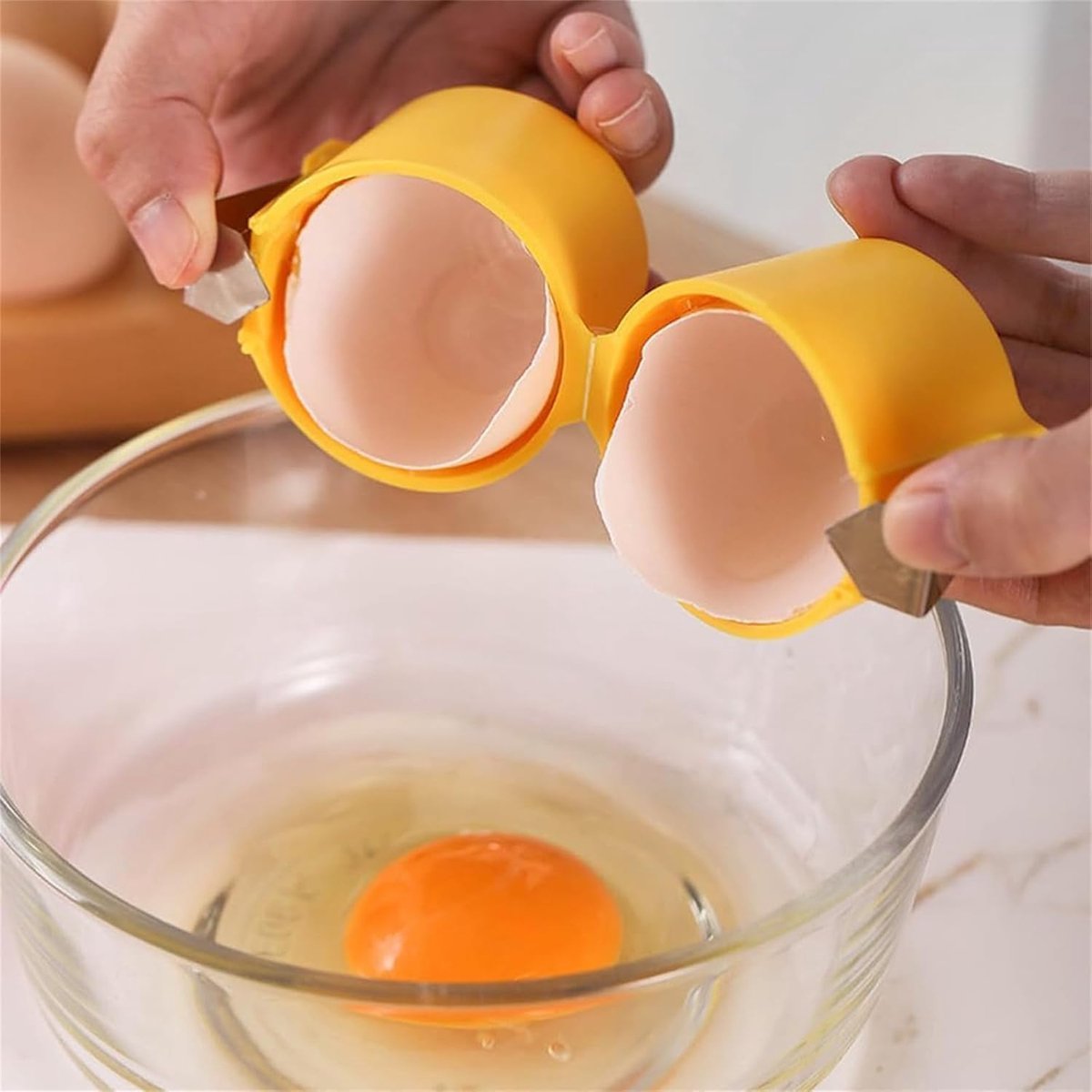 Eggshell Cutter - 3 Pieces - Egg Slicers - Stainless Steel - Eggshell Opener - Egg Beheader - Egg Topper - Egg Untopper - Egg Slicer - Egg Shell Splitters - Egg Topper - Egg Untopper - Egg Opener - Kitchen Utensils - No Dirty Hands - Raw and Cooked Eggs - V1188-MS101-01938-1 Eggshell Cutter - 3 Pieces - Egg Slicers - Stainless Steel - Eggshell Opener - Egg Beheader - Egg Topper - Egg Untopper - Egg Slicer - Egg Shell Splitters - Egg Topper - Egg Untopper - Egg Opener - Kitchen Utensils - No Dirty Hands - Raw and Cooked Eggs - Image 2