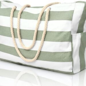 Beach bag - large beach bags for women - waterproof beach bags with zipper and rope handle, travel bags Shopping essentials Pool Gym - Vegetables