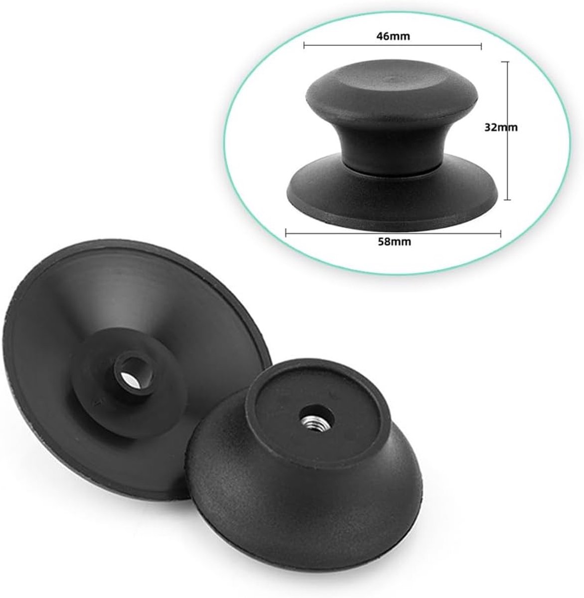 4 pieces - Pan lid knob - Lid knobs - Aperture 6-10 mm - Pot Lid Knob - Lid Handle - Lid Knob - Anti-burn knob - Replacement Handles - universal replacement lid knobs for pans - handle for kitchen cookware - V1188-MS101-03393-1 4 pieces - Pan lid knob - Lid knobs - Aperture 6-10 mm - Pot Lid Knob - Lid Handle - Lid Knob - Anti-burn knob - Replacement Handles - universal replacement lid knobs for pans - handle for kitchen cookware - Image 5