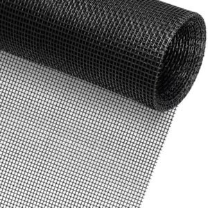 piece - Window screen 120 x 250 cm - Black - Mesh - Universal Window Screen - Custom-made screen mesh - Make your own screen - Anti-mosquito - Insect screen - Door screen