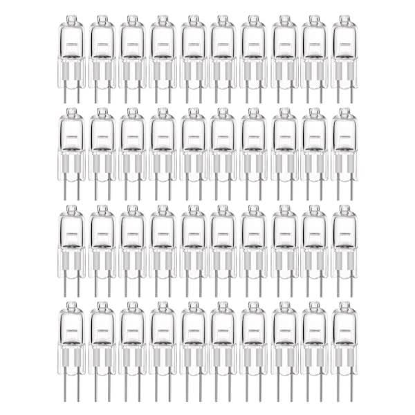 G4 Halogen Bulbs 20-Pack 10W 12V Warm White