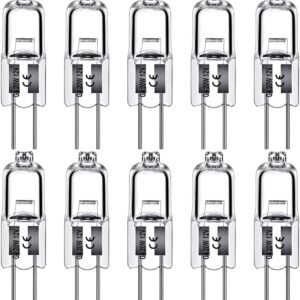 G4 halogen lamps 10W 12V - Warm white - 10-pack 10pcs 10pcs 10W