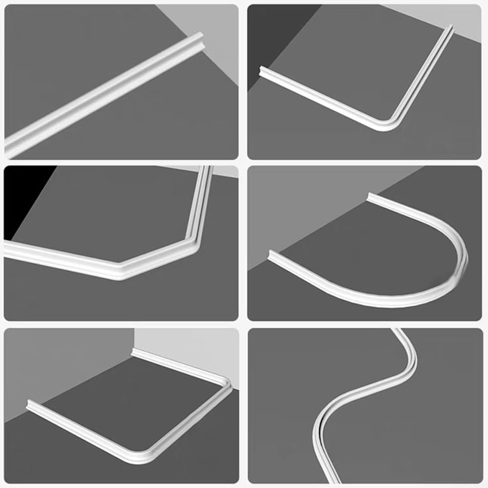 Shower Threshold / Water Barrier – Self-Adhesive Shower Strip – 2m White - V1188-TR101-15190-781 Shower Threshold / Water Barrier – Self-Adhesive Shower Strip – 2m White - Image 6
