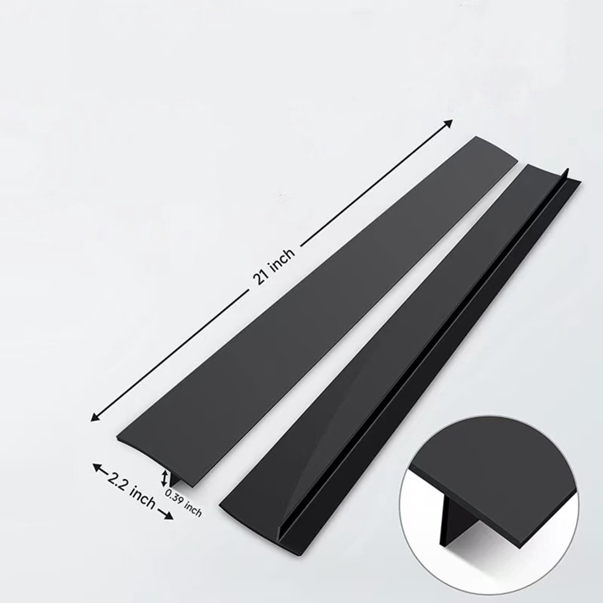 Sealing Strip for Hobs - Silicone Sealing Strip - Gap Filler Strip - Seals gaps between kitchen countertops, appliances, stoves, ovens, washing machines and dryers - Set of 2 (White) - V1188-ZXY-10111 Sealing Strip for Hobs - Silicone Sealing Strip - Gap Filler Strip - Seals gaps between kitchen countertops, appliances, stoves, ovens, washing machines and dryers - Set of 2 (White) - Image 4