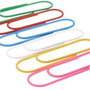 Extra Large Paper Clips - Available in a variety of colors, perfect for multiple uses, such as office and school - Color-coded organization for long-term document retention