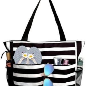 Beach Bag - Waterproof Foldable Beach Bag - Large - Foldable - Women's Beach Bag - Large Capacity - Portable Storage Bag