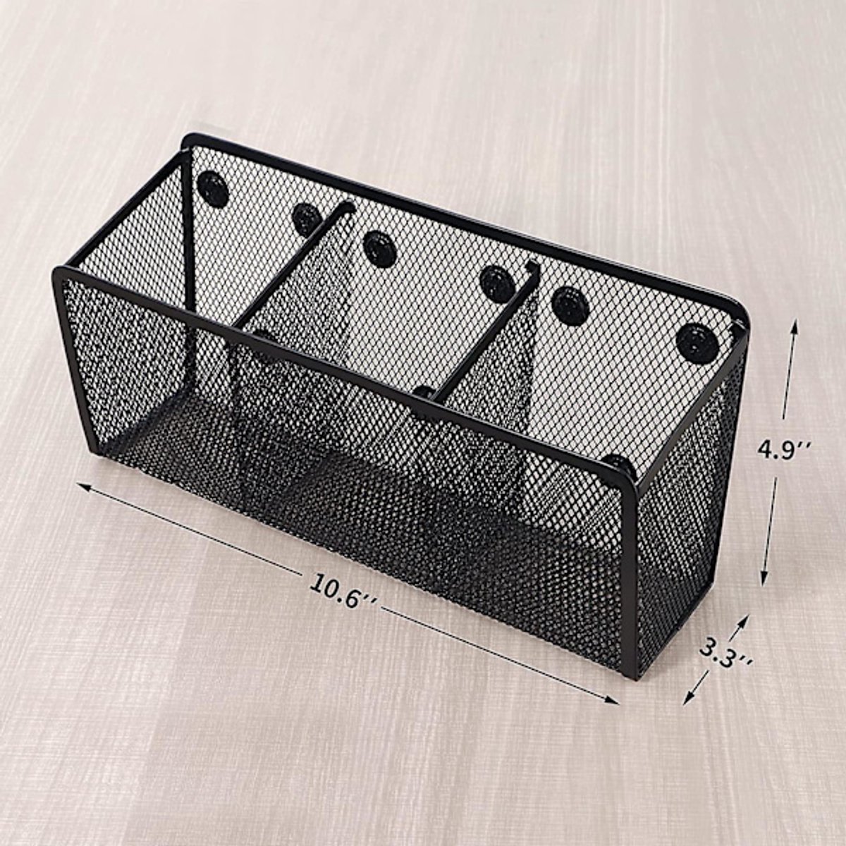 Pen Holder - Mesh Storage Basket with Extra Strong Magnets - Freezer Safe - Whiteboard - Cabinet Accessory - Office Supplies Organizer - V1188-ZXY-10503 Pen Holder - Mesh Storage Basket with Extra Strong Magnets - Freezer Safe - Whiteboard - Cabinet Accessory - Office Supplies Organizer - Image 5