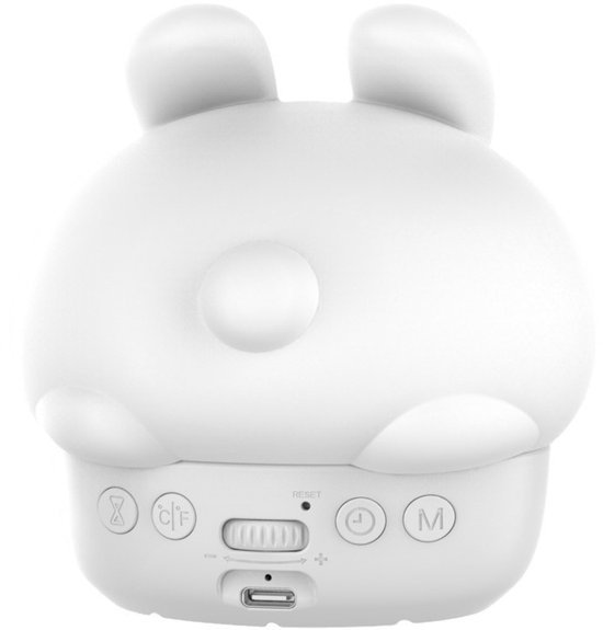 Children's night light - table lamp for bedroom - cute rabbit shape - cartoon bedside lamp - baby night light (pink) - V1188-ZXY-131-016 Children's night light - table lamp for bedroom - cute rabbit shape - cartoon bedside lamp - baby night light (pink) - Image 2