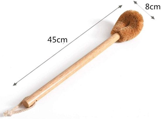 Toilet brush with wooden handle - Toilet brush (2 pieces) - V1188-ZXY-131-434 Toilet brush with wooden handle - Toilet brush (2 pieces) - Image 4