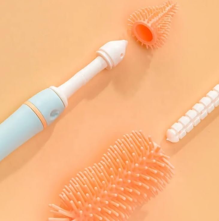 Bottle Brush - Bottle Brush - Cleaning Brush - 4 in 1 - Portable Bottle Cleaning Brush Set with Drying Rack - V1189-HB001HWH000015 Bottle Brush - Bottle Brush - Cleaning Brush - 4 in 1 - Portable Bottle Cleaning Brush Set with Drying Rack - Image 5