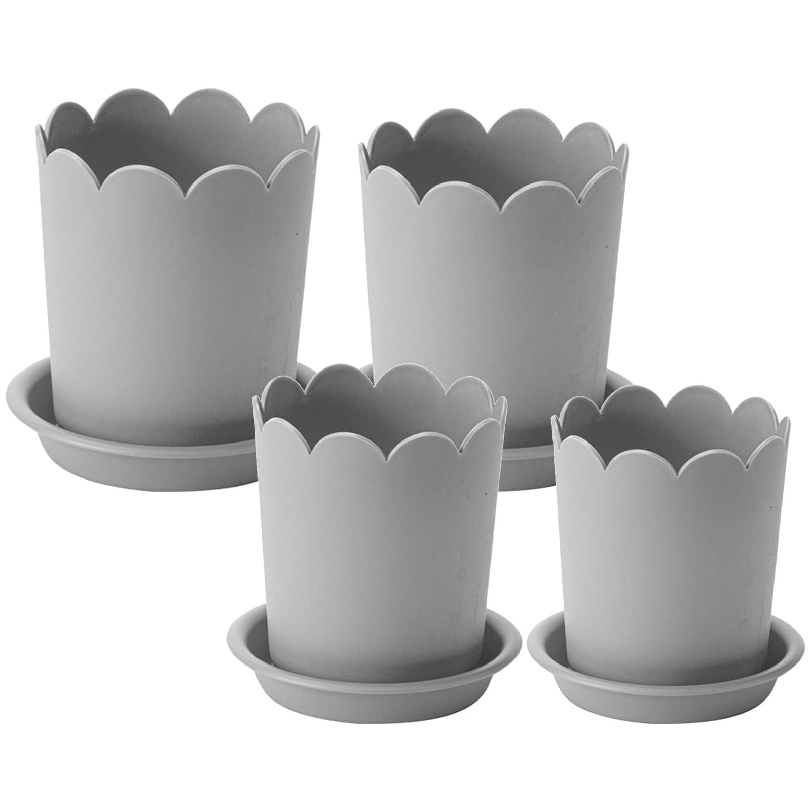 Jwdx Flower Pots Clearance, Garden Supplies Promotion! Plastic Plant Pots for Plants With Saucers Indoor Set of 1 Plastic Planters Modern Flower Pot With Hole for All House Plants Herbs Flowers Or4 Z5-GY2 - V1189-LWWAL-20260325-02909 Jwdx Flower Pots Clearance, Garden Supplies Promotion! Plastic Plant Pots for Plants With Saucers Indoor Set of 1 Plastic Planters Modern Flower Pot With Hole for All House Plants Herbs Flowers Or4 Z5-GY2 - Image 4