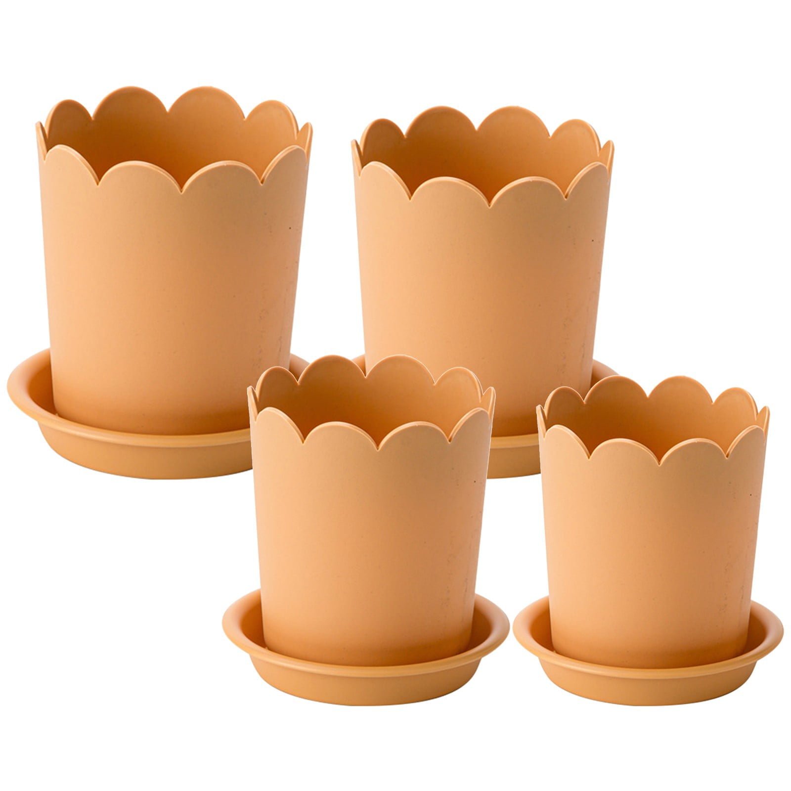 Jwdx Flower Pots Clearance, Garden Supplies Promotion! Plastic Plant Pots for Plants With Saucers Indoor Set of 1 Plastic Planters Modern Flower Pot With Hole for All House Plants Herbs Flowers Or4 Z5-OR1 - V1189-LWWAL-20260325-02910 Jwdx Flower Pots Clearance, Garden Supplies Promotion! Plastic Plant Pots for Plants With Saucers Indoor Set of 1 Plastic Planters Modern Flower Pot With Hole for All House Plants Herbs Flowers Or4 Z5-OR1 - Image 3