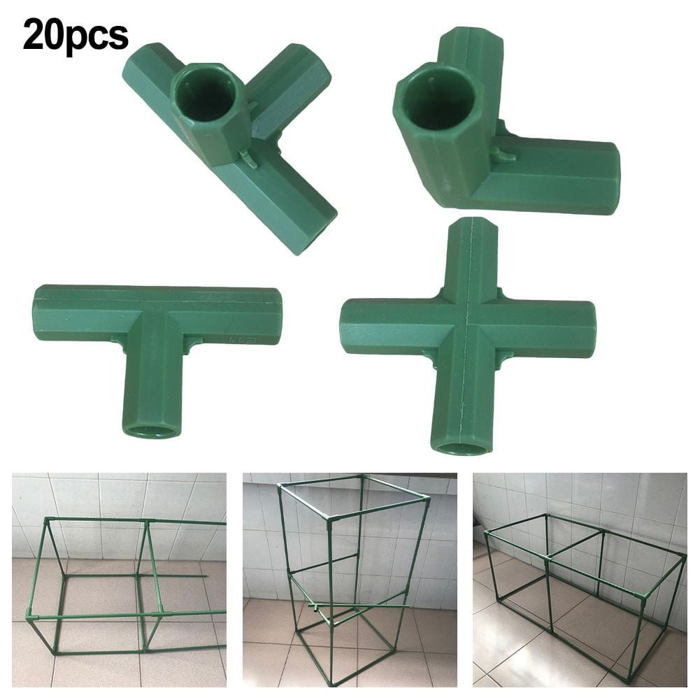 11mm Gardening Frame Connectors - Heavy Duty Greenhouse Support & Frame! Mix Smile Home A - V1189-LWWAL-20260327-04445 11mm Gardening Frame Connectors - Heavy Duty Greenhouse Support & Frame! Mix Smile Home A - Image 5