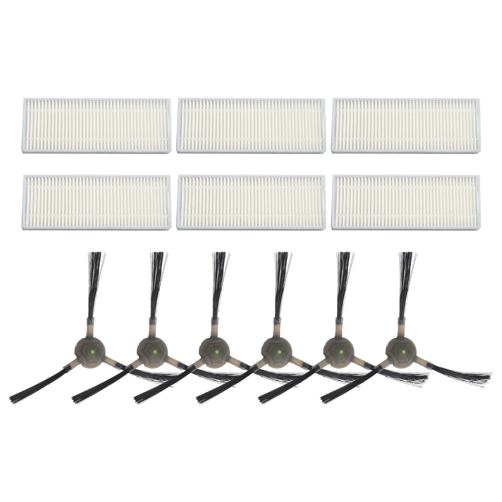 Upgrade Your Cleaning Experience with Replacement Filters and Side Brushes for EICOBOT R20 Robot Vacuum Cleaner