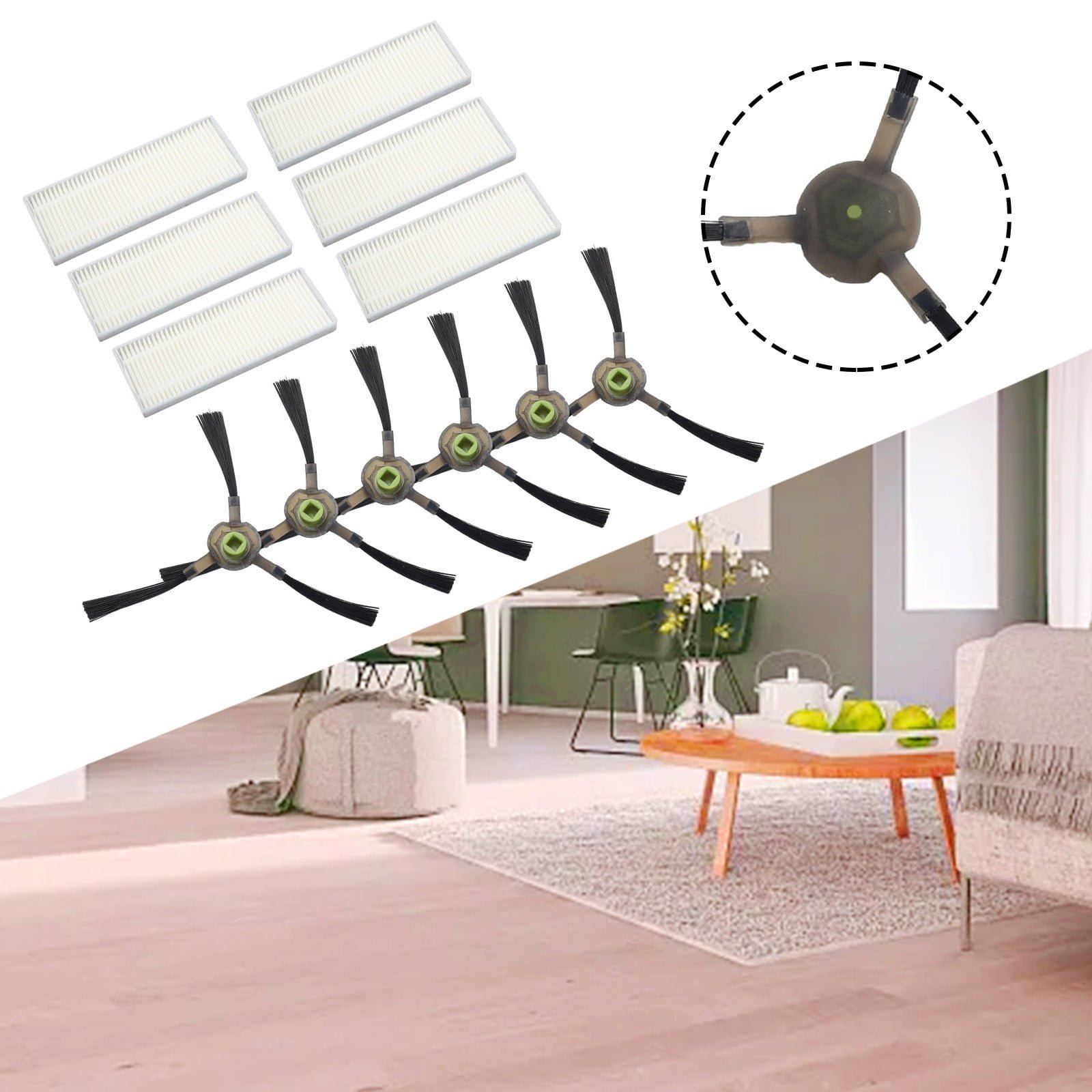 Upgrade Your Cleaning Experience with Replacement Filters and Side Brushes for EICOBOT R20 Robot Vacuum Cleaner - V1189-LWWAL-20260327-04753 Upgrade Your Cleaning Experience with Replacement Filters and Side Brushes for EICOBOT R20 Robot Vacuum Cleaner - Image 9
