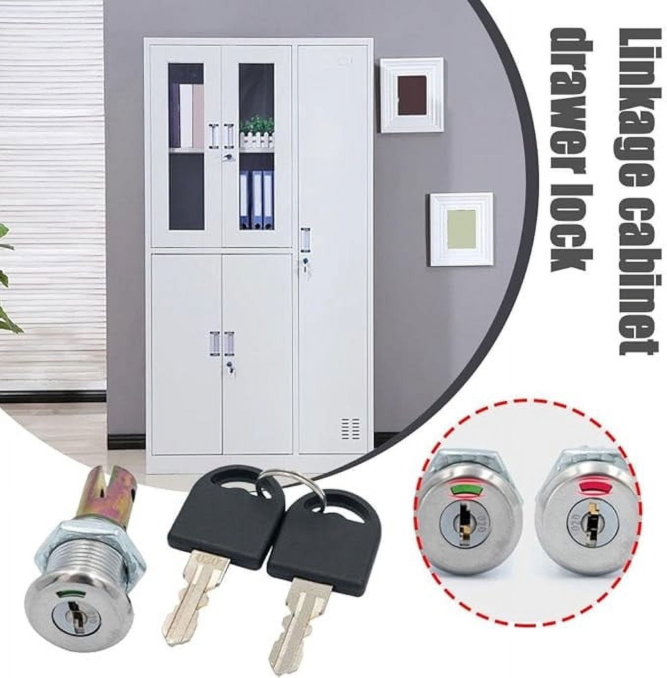 Toolbox Lock,Cabinet Locks with Keys, Universal Craftsman Tool Box Lock, Toolbox Lock Iron Cabinet Insert Linkage Drawer Lock Set - V1189-LWWAL-20260401-05174 Toolbox Lock,Cabinet Locks with Keys, Universal Craftsman Tool Box Lock, Toolbox Lock Iron Cabinet Insert Linkage Drawer Lock Set
